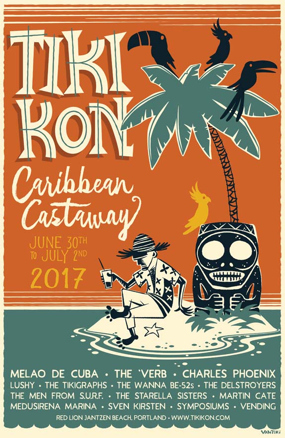 Limited Edition Screen Printed Poster by VanTiki (11x17)