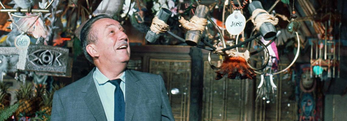 Walt Disney in the Enchanted Tiki Room
